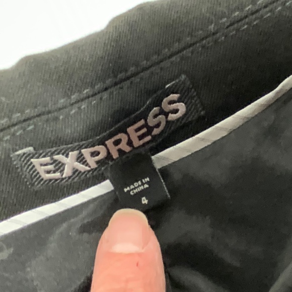Express Black Lined Blazer - Size 4 - Picture 7 of 8